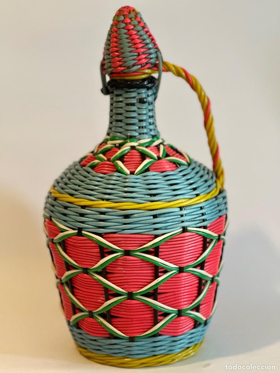 Vintage: Botella Viresa, forrado scoubidou - Foto 13