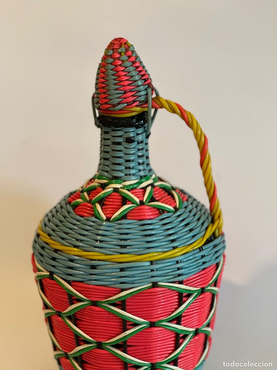 Vintage: Botella Viresa, forrado scoubidou - Foto 15