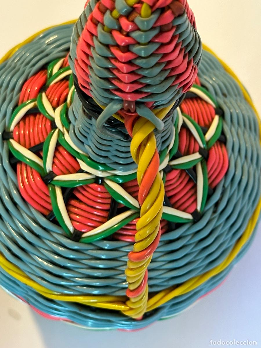 Vintage: Botella Viresa, forrado scoubidou - Foto 17