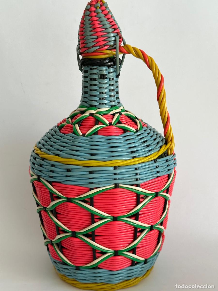 Vintage: Botella Viresa, forrado scoubidou - Foto 18