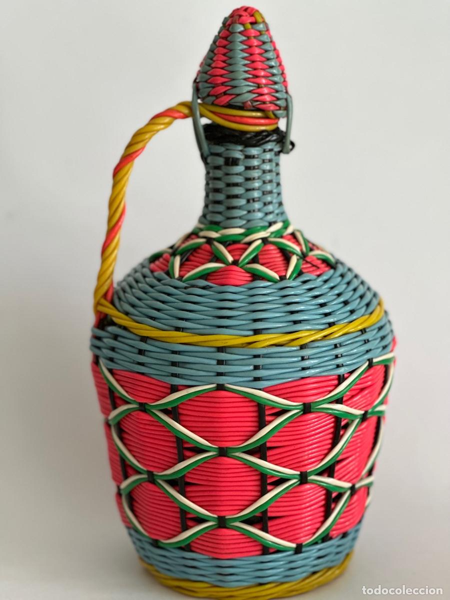 Vintage: Botella Viresa, forrado scoubidou - Foto 20