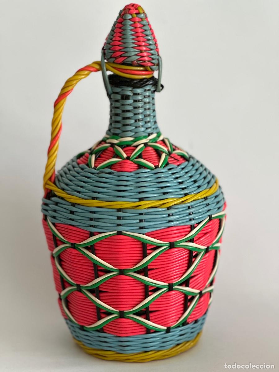 Vintage: Botella Viresa, forrado scoubidou - Foto 21