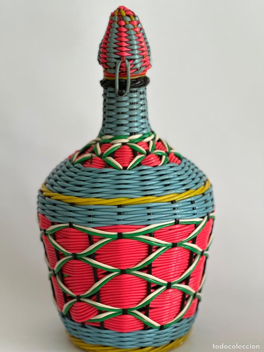 Vintage: Botella Viresa, forrado scoubidou - Foto 22