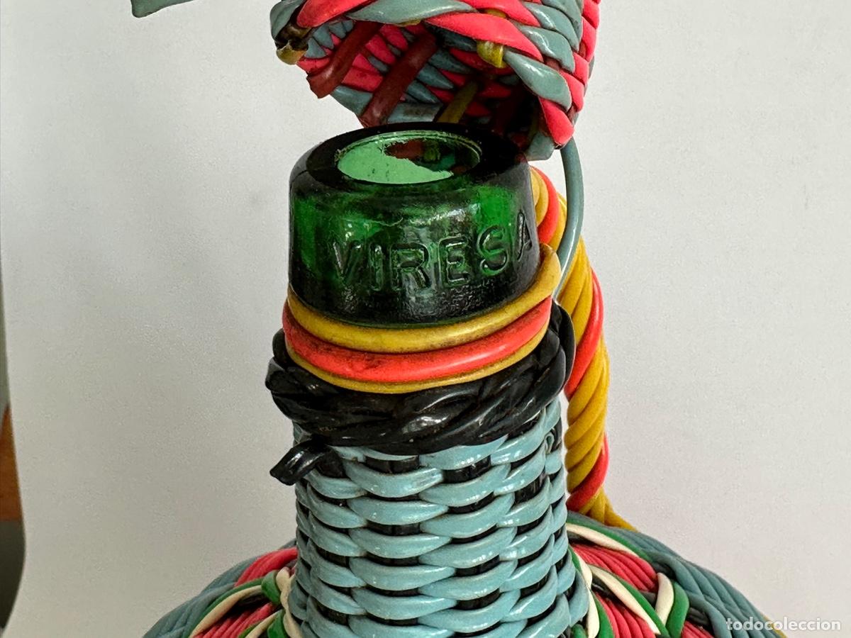 Vintage: Botella Viresa, forrado scoubidou - Foto 26