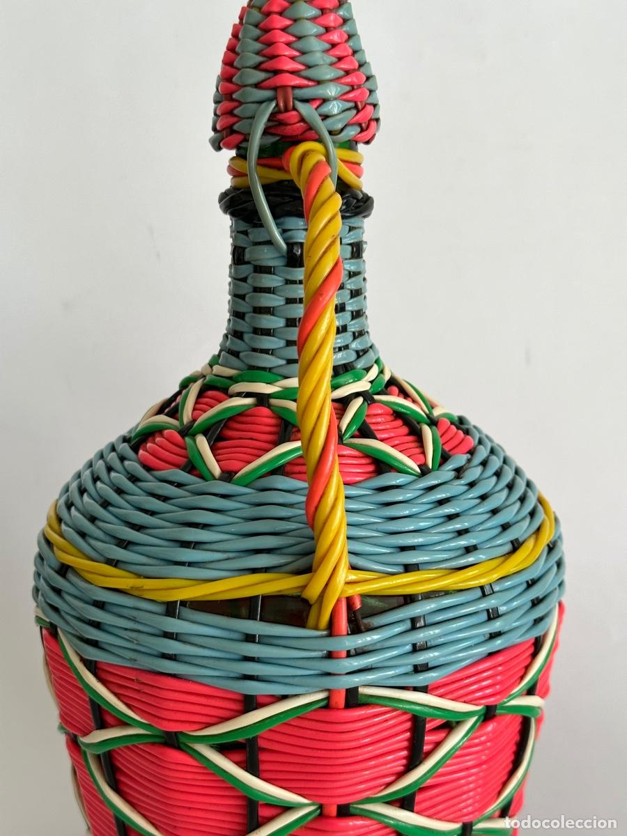 Vintage: Botella Viresa, forrado scoubidou - Foto 27