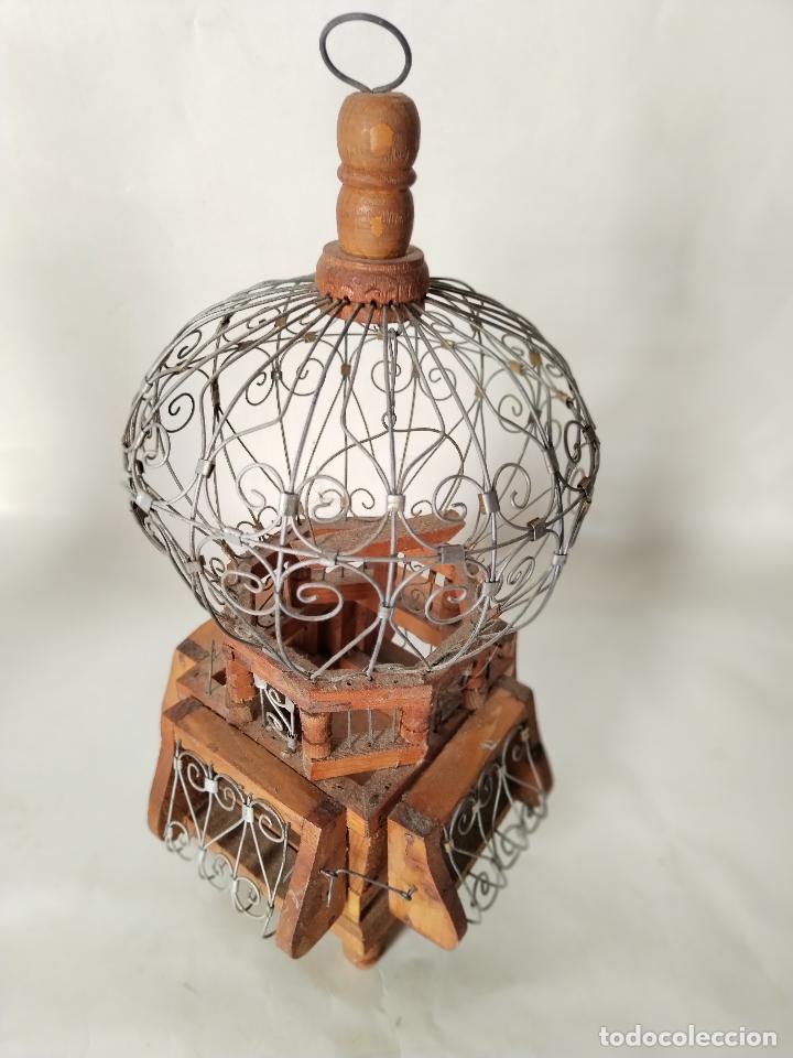 Vintage: jaula de madera - Foto 4
