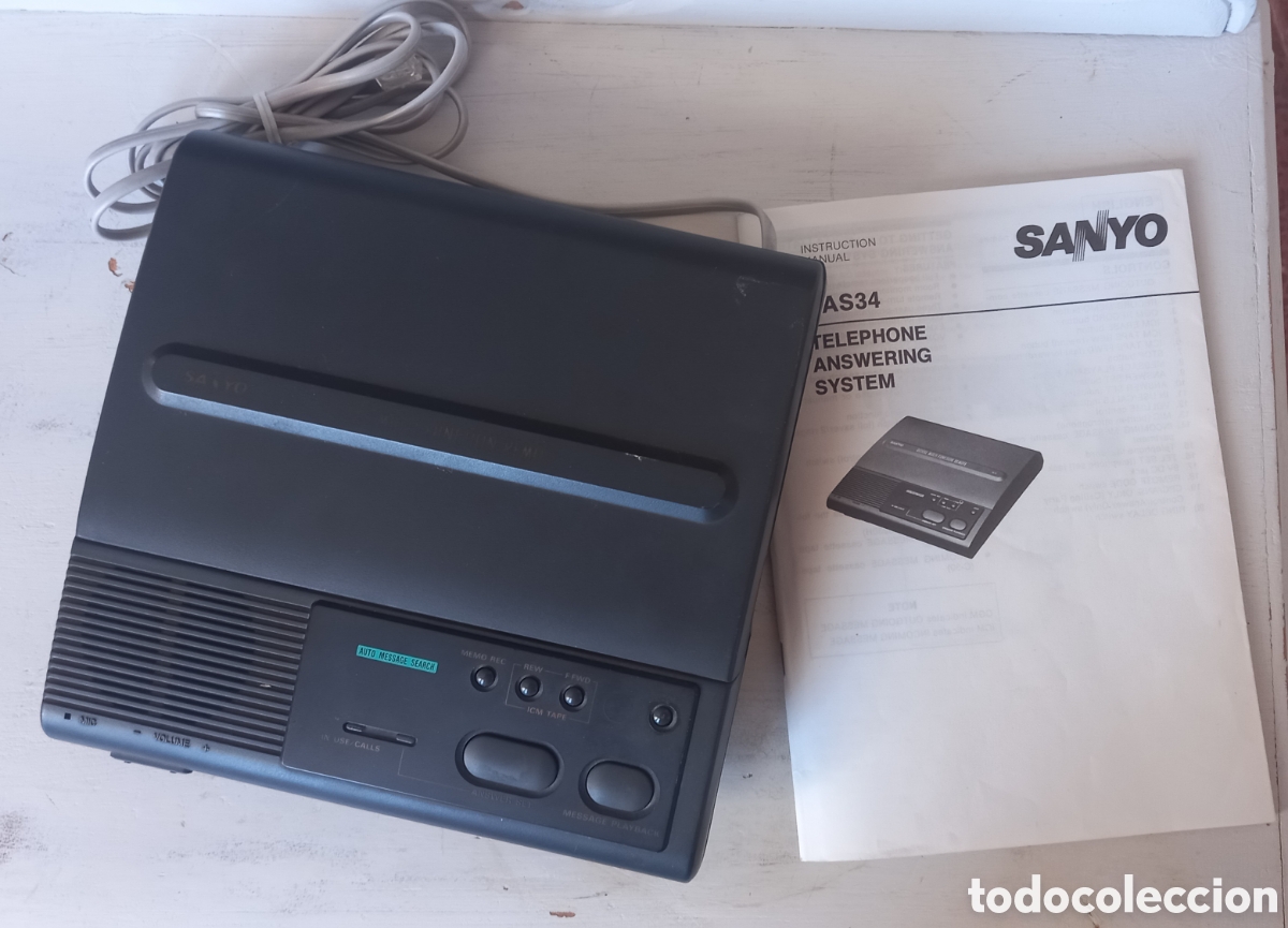 Vintage: Contestador telef&oacute;nico Sanyo, a&ntilde;os 90