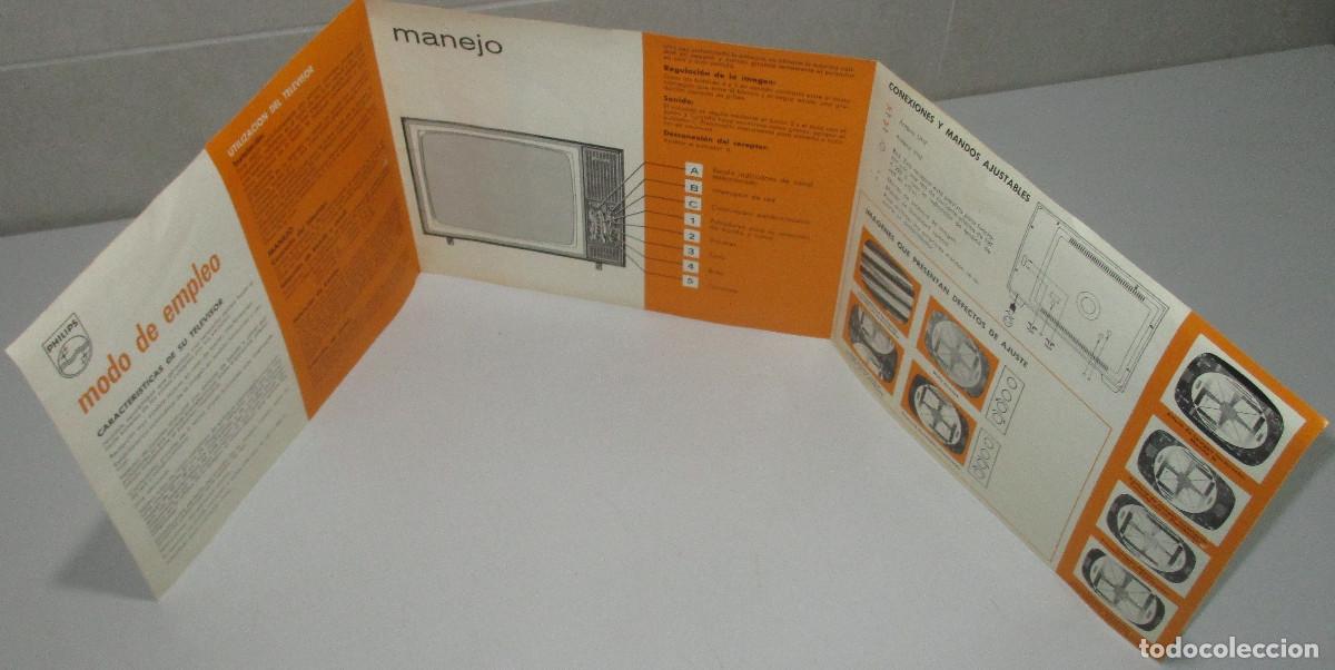 Vintage: Instrucciones televisor PHILIPS E 24T 664, modo de empleo - Foto 2