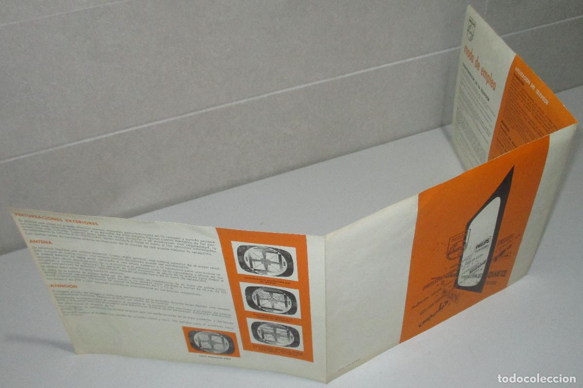 Vintage: Instrucciones televisor PHILIPS E 24T 664, modo de empleo - Foto 3