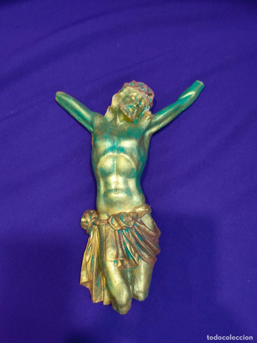 Vintage: Figura Religiosa Cristiana, Jesucristo, obra de arte, pintada a mano, pieza &uacute;nica y exclusiva