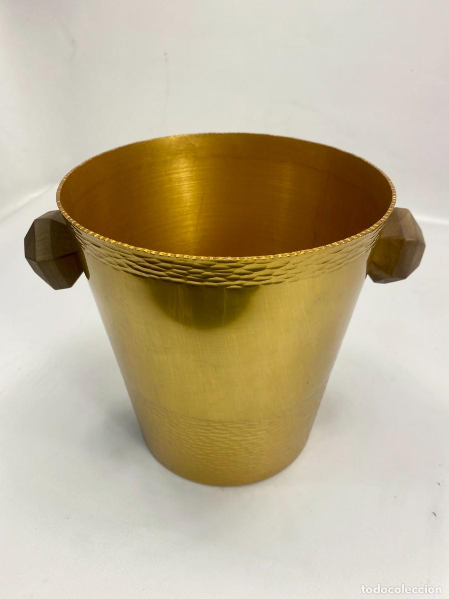 Vintage: CHAMPA&Ntilde;ERA DE ALUMINIO ANODIZADO - Foto 3