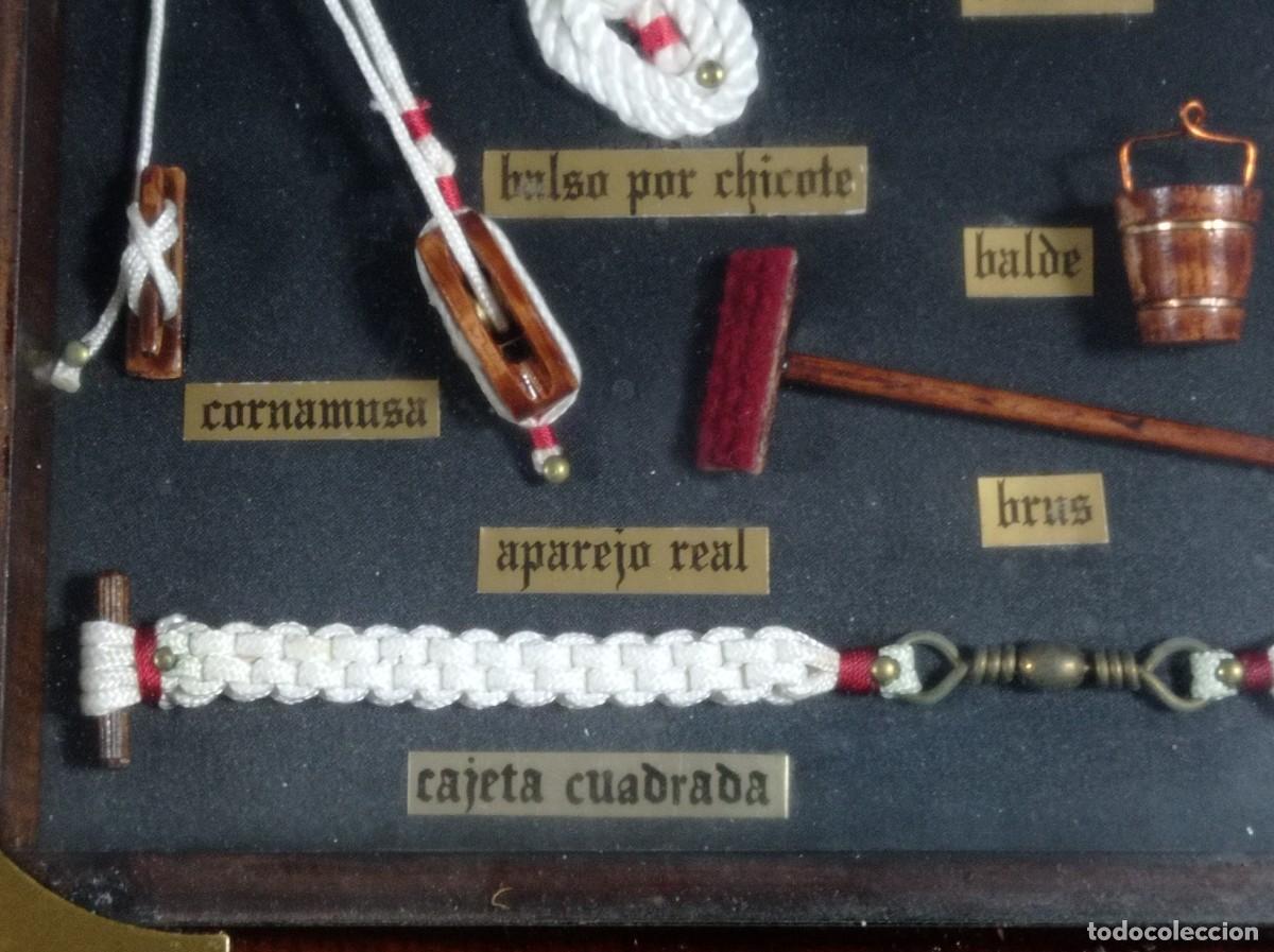 Vintage: Cuadro nudos marineros marina - Foto 4