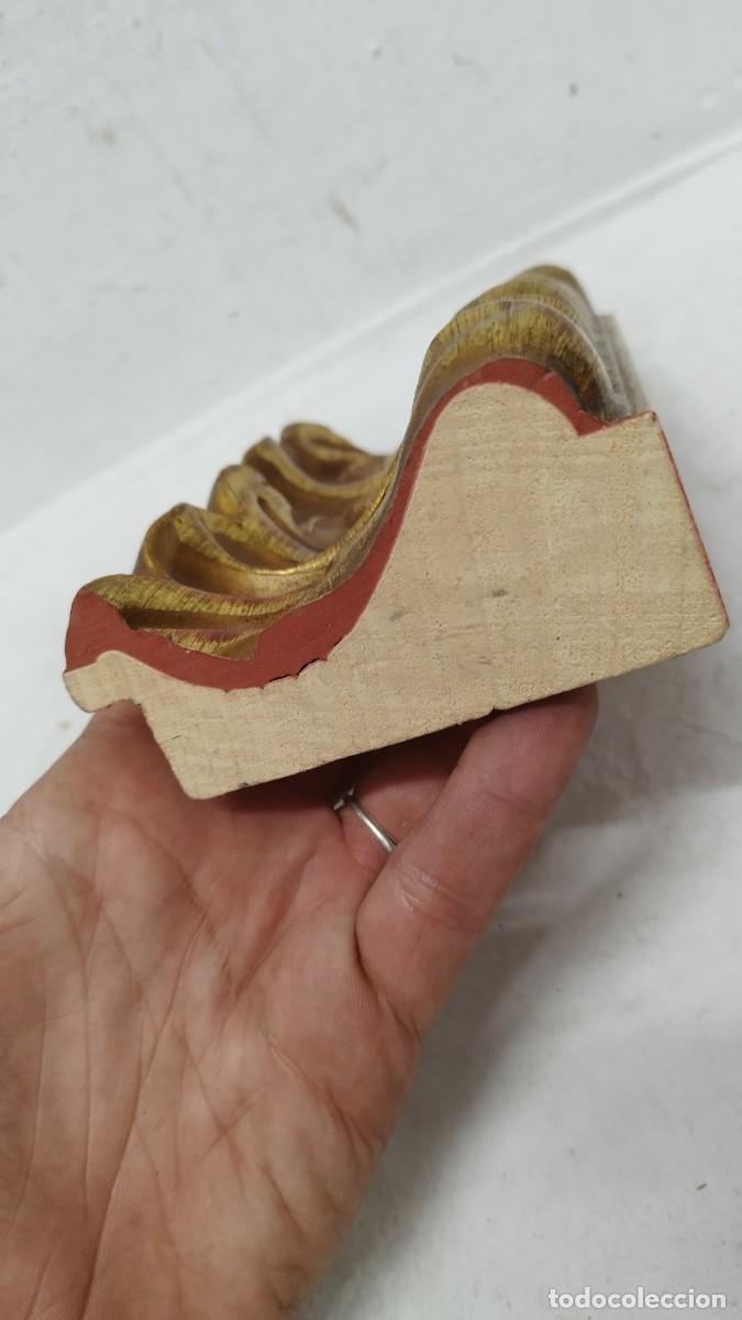 Vintage: Moldura de Madera tallada,imitando barroca. - Foto 4