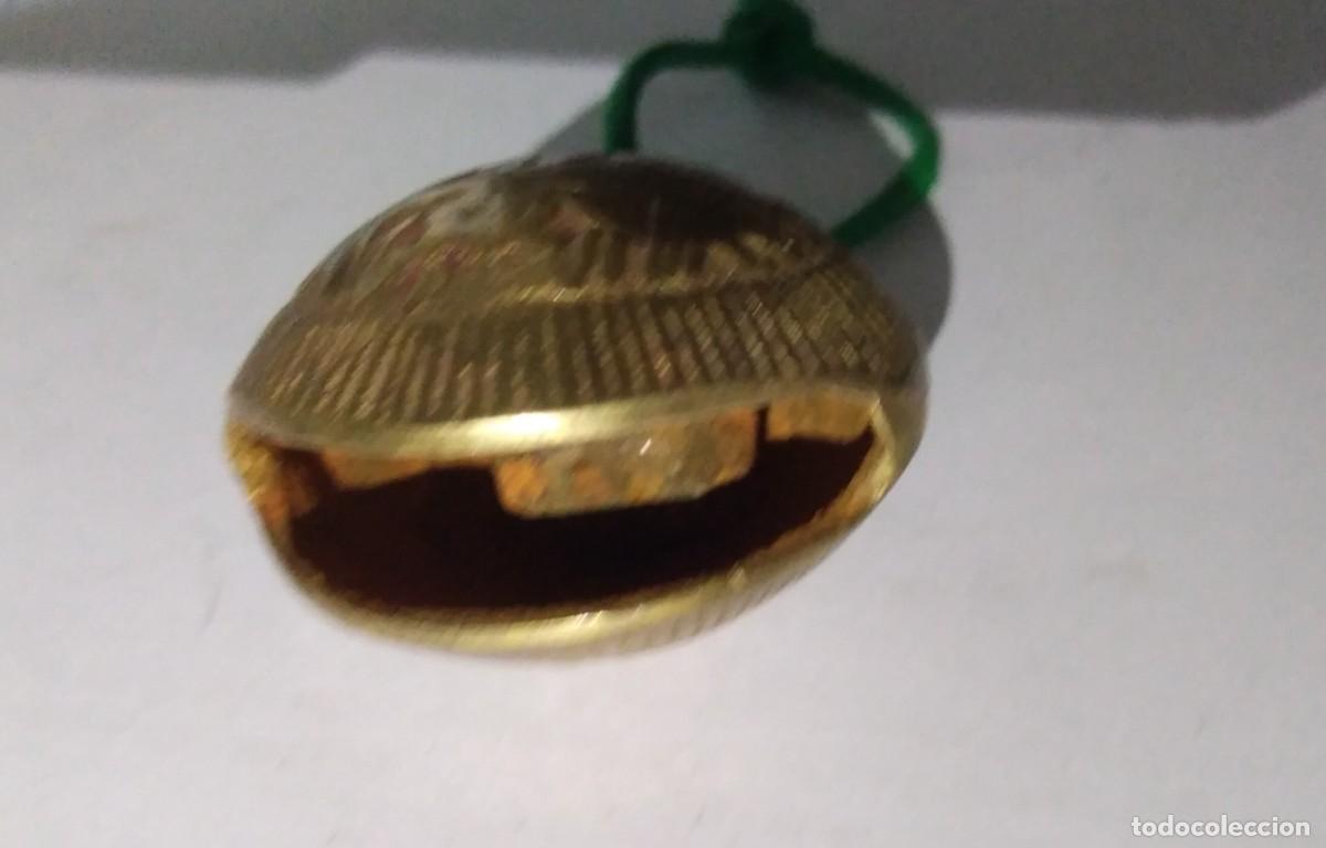 Vintage: Cascabel en lat&oacute;n Parrot Brand - Foto 3