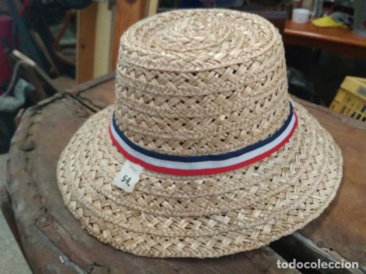 Sombrero de paja vintage para niño