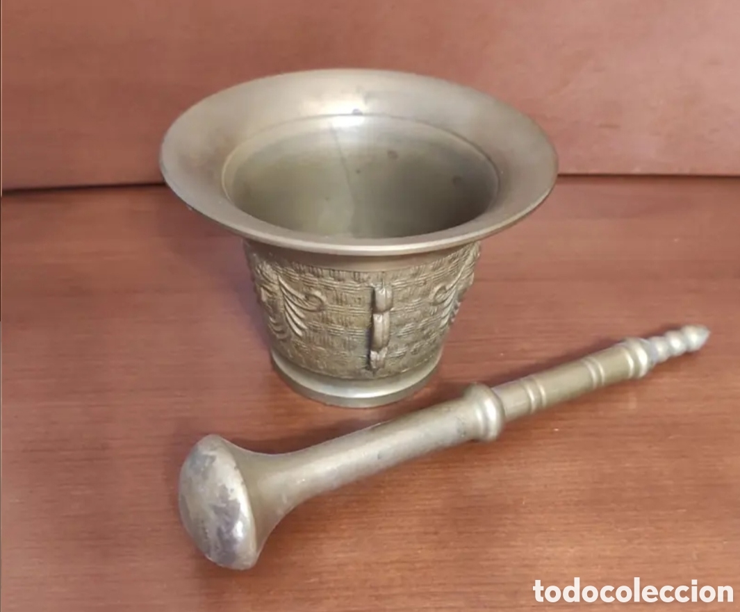 Vintage: Almirez de bronce. - Foto 3