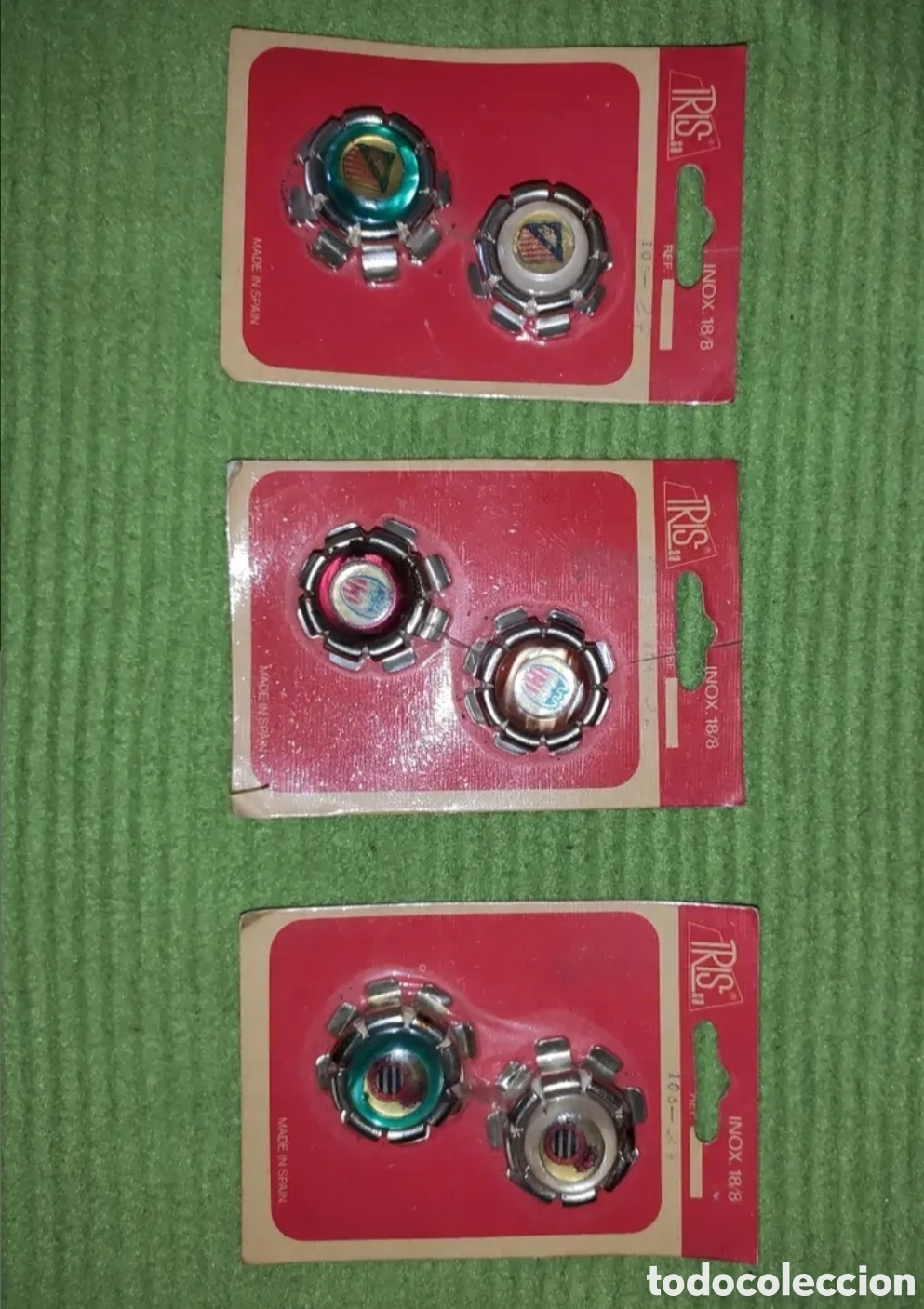 Vintage: Lote 2 tapones botella, antiguos - Foto 1