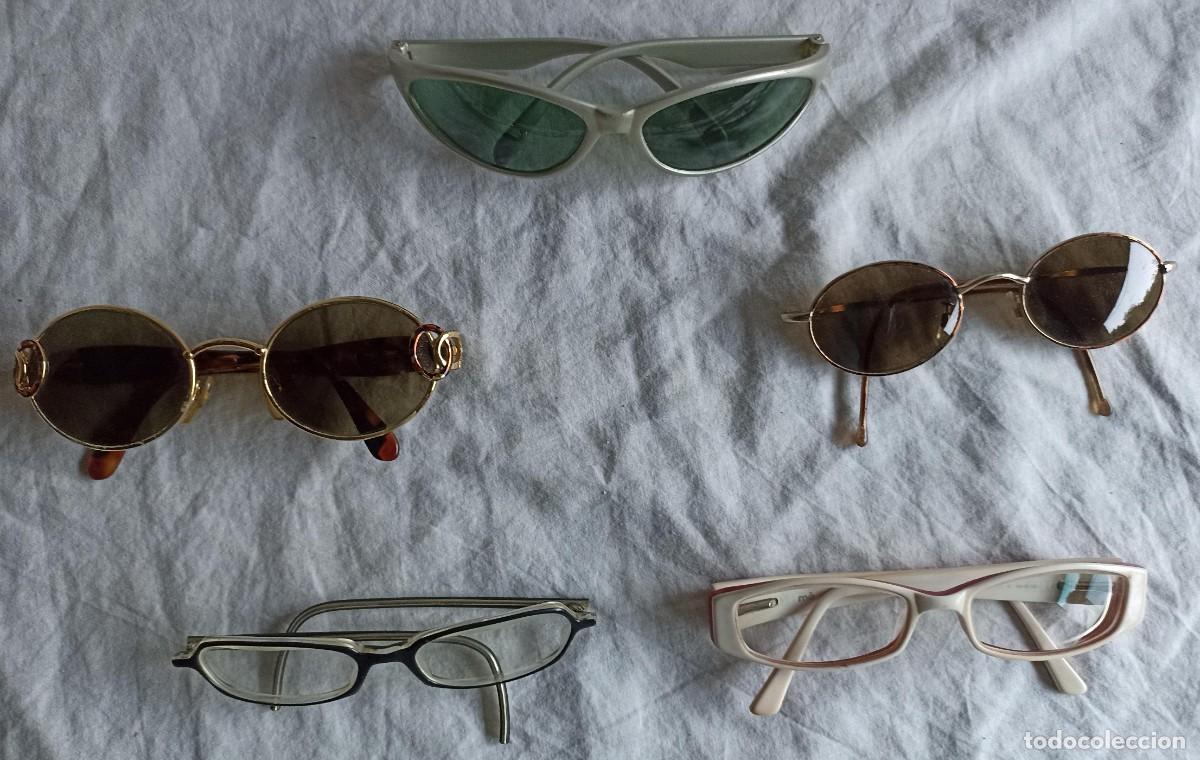 Vintage: Lote 5 gafas variadas, de sol y graduadas - Foto 2