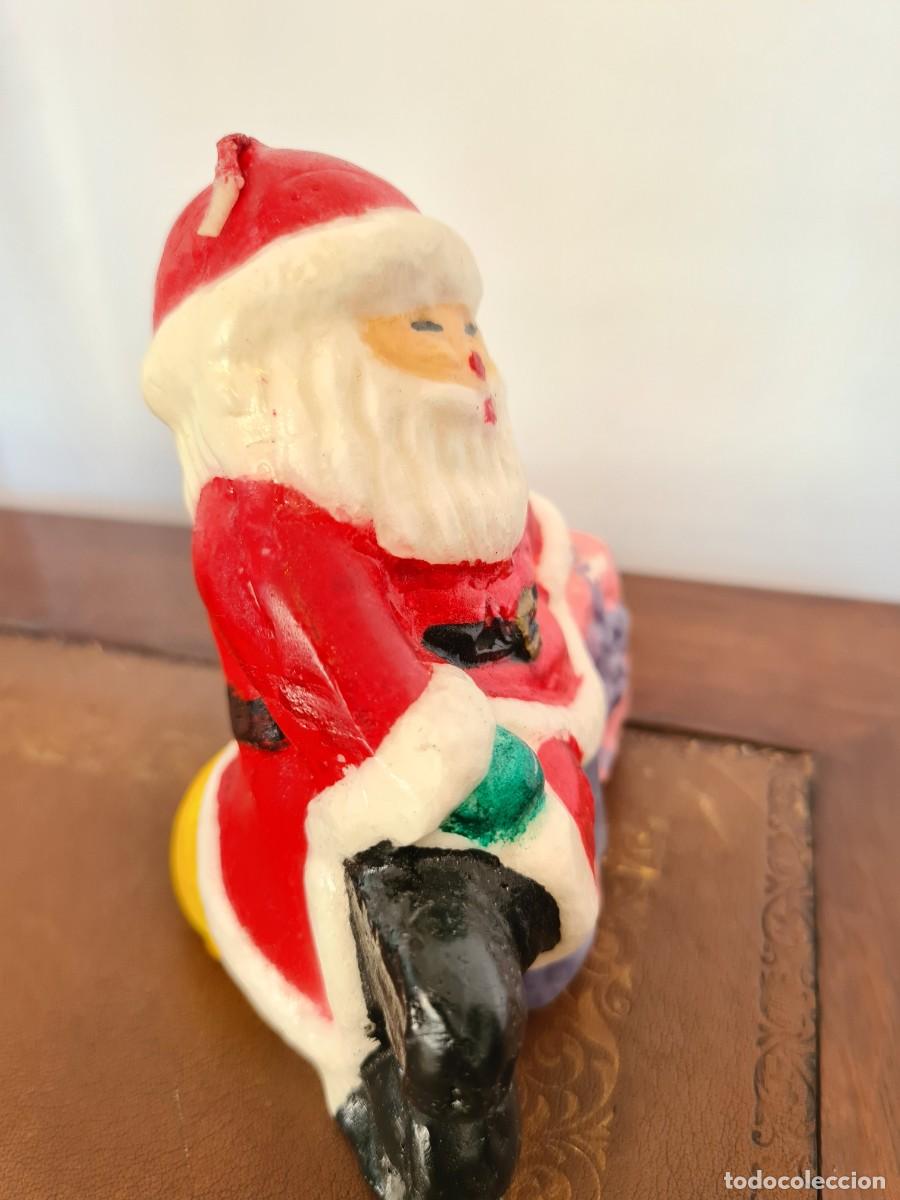 Vintage: VELA NAVIDAD PAPA NOEL - Foto 4