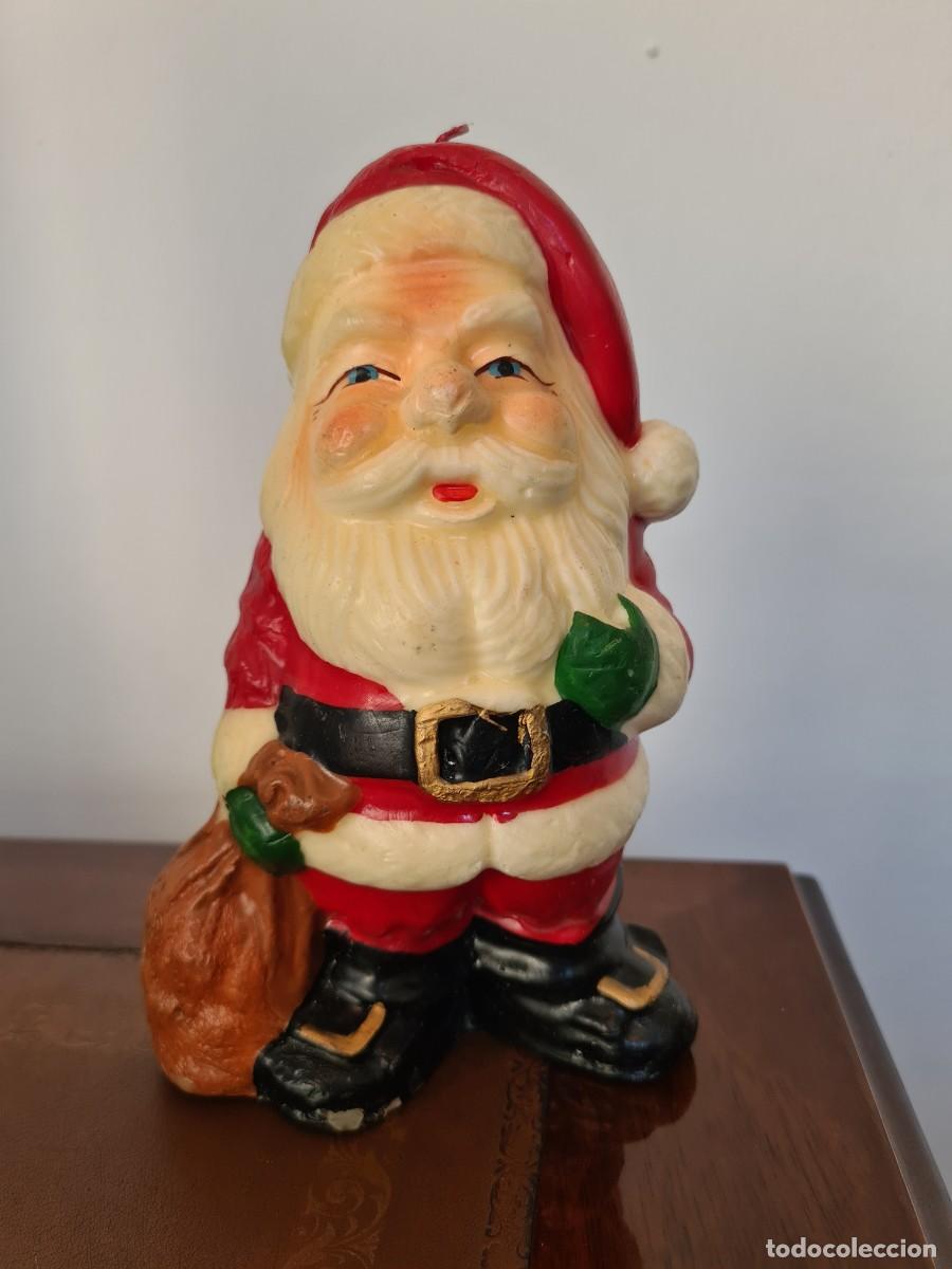 Vintage: VELA NAVIDAD PAPA NOEL - Foto 1