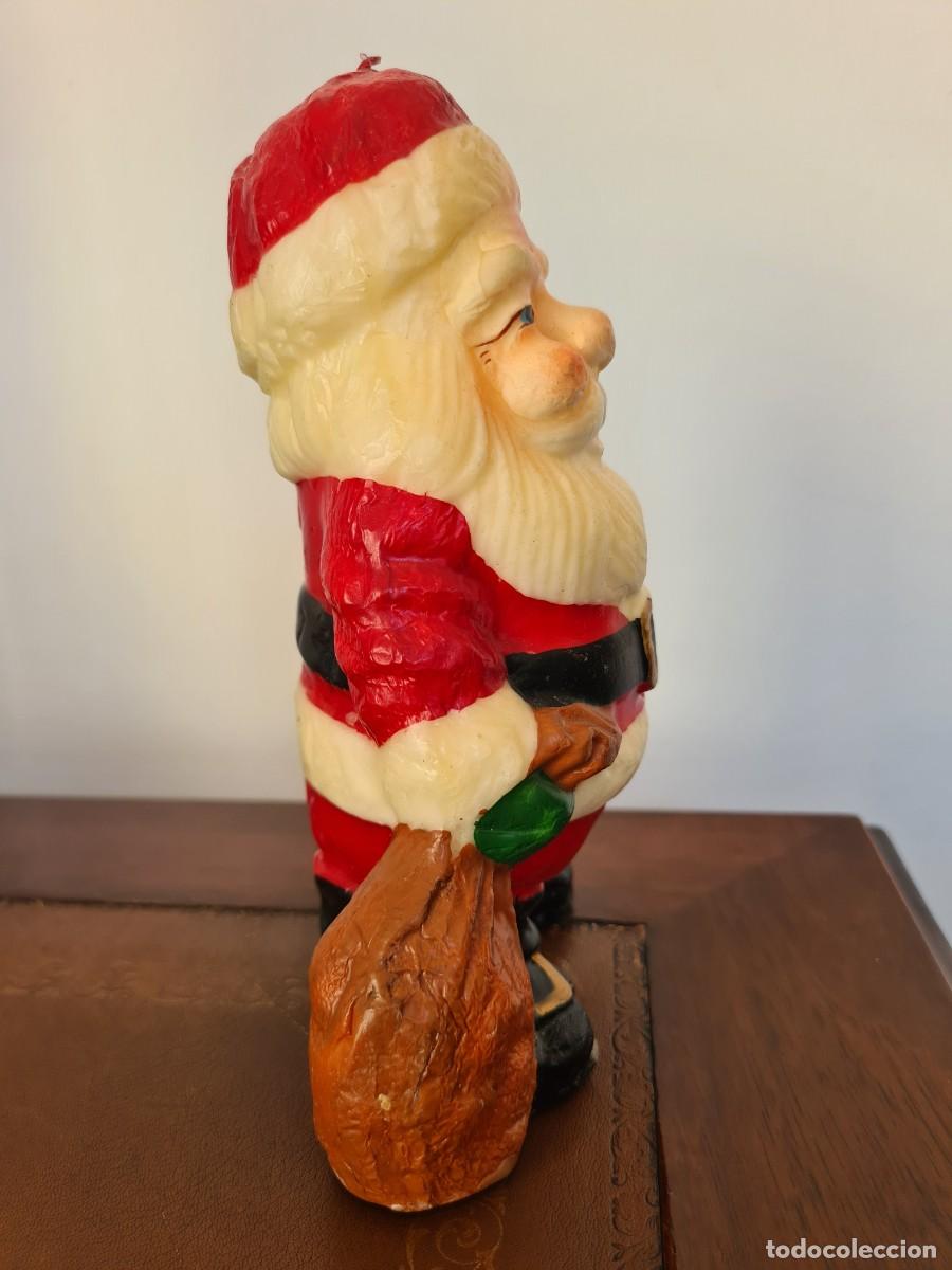 Vintage: VELA NAVIDAD PAPA NOEL - Foto 2