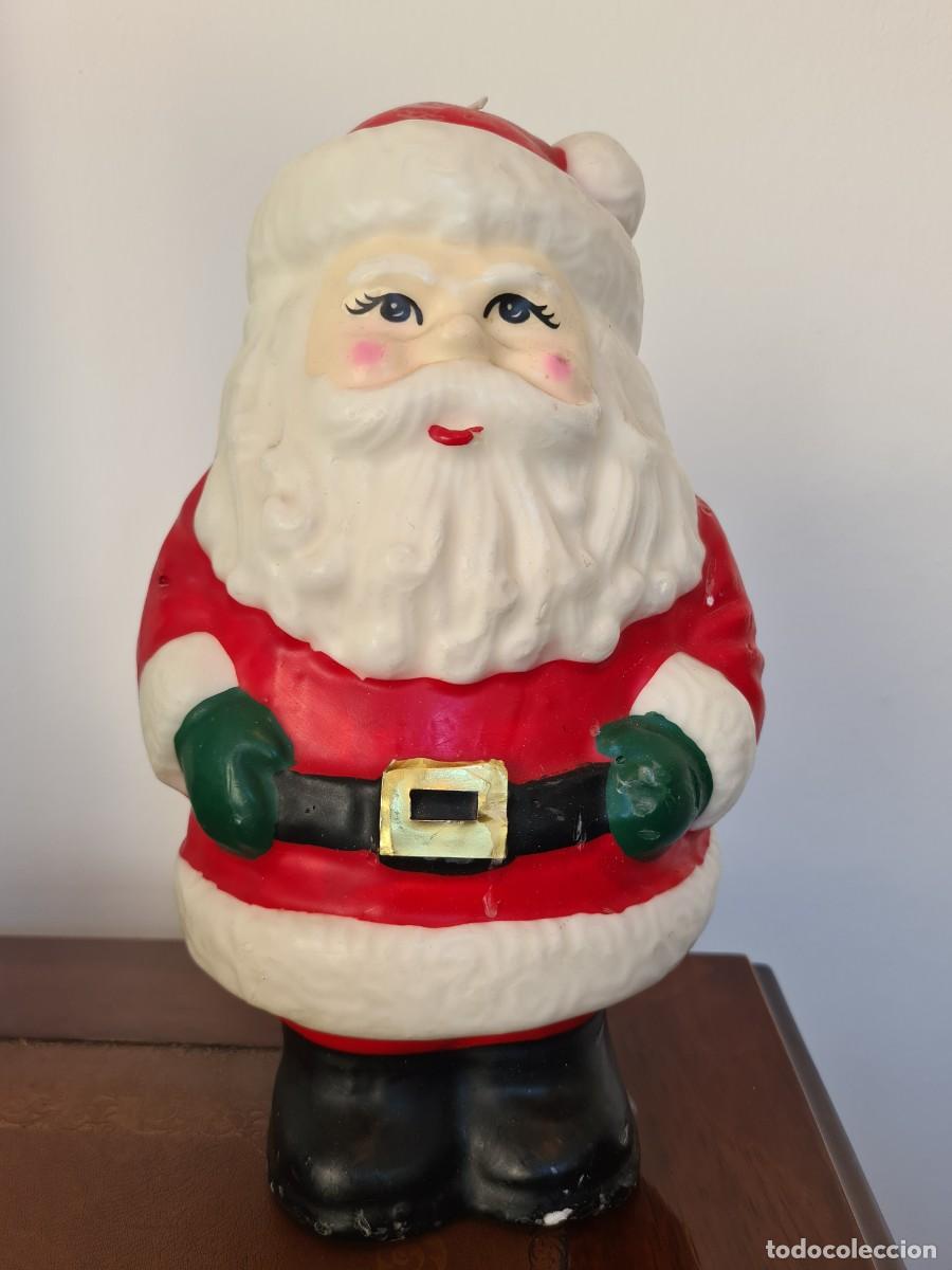 Vintage: VELA NAVIDAD PAPA NOEL - Foto 1