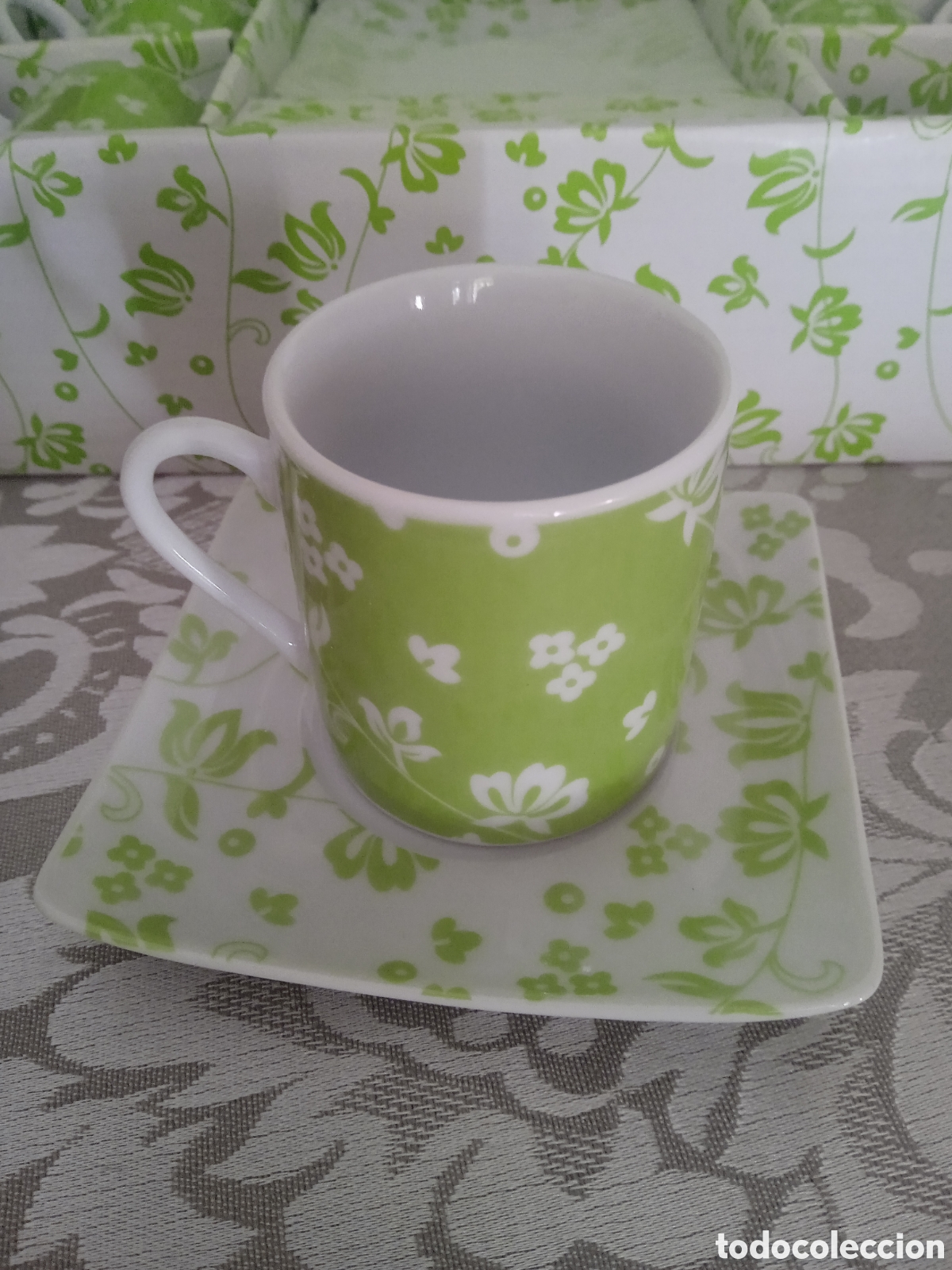 Vintage: Tazas de caf&eacute; con plato - Foto 2