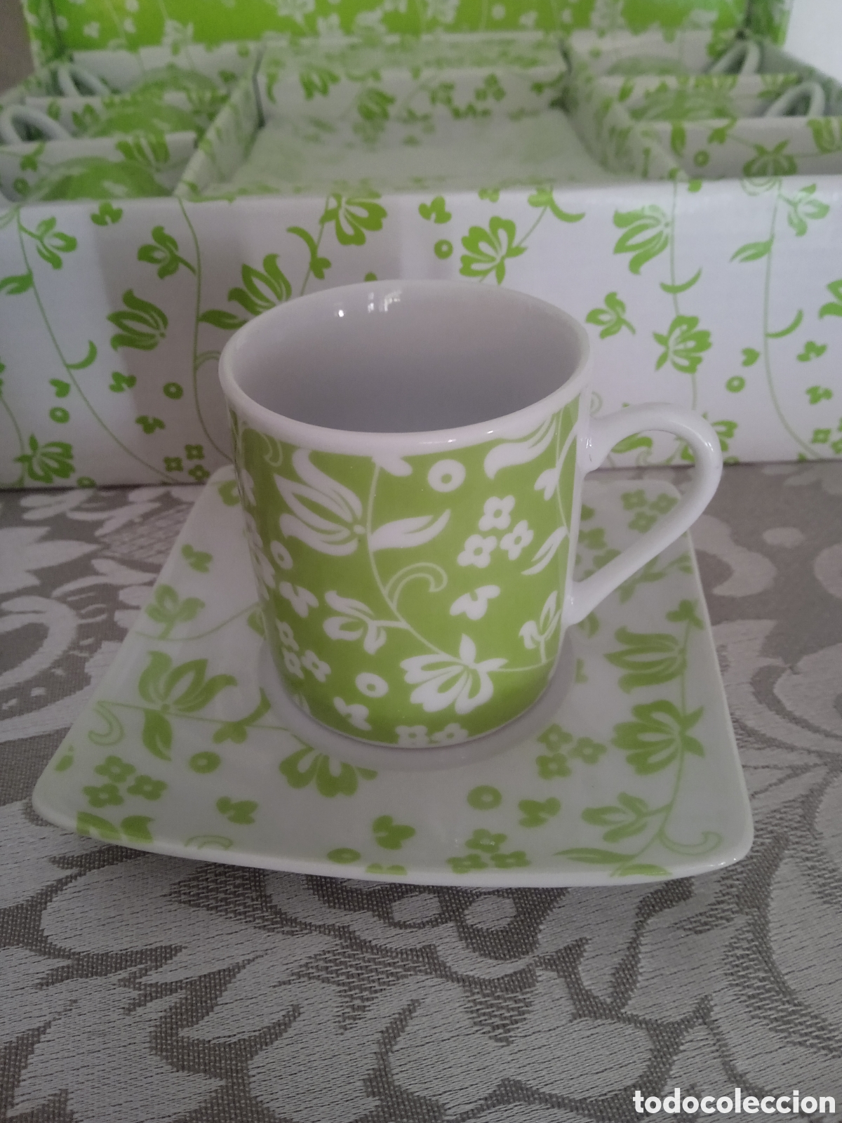 Vintage: Tazas de caf&eacute; con plato - Foto 3