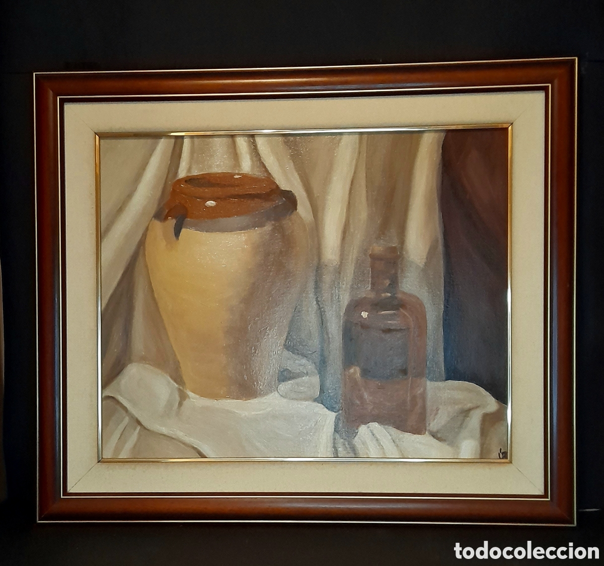 Vintage: Bodeg&oacute;n sobre tabla.