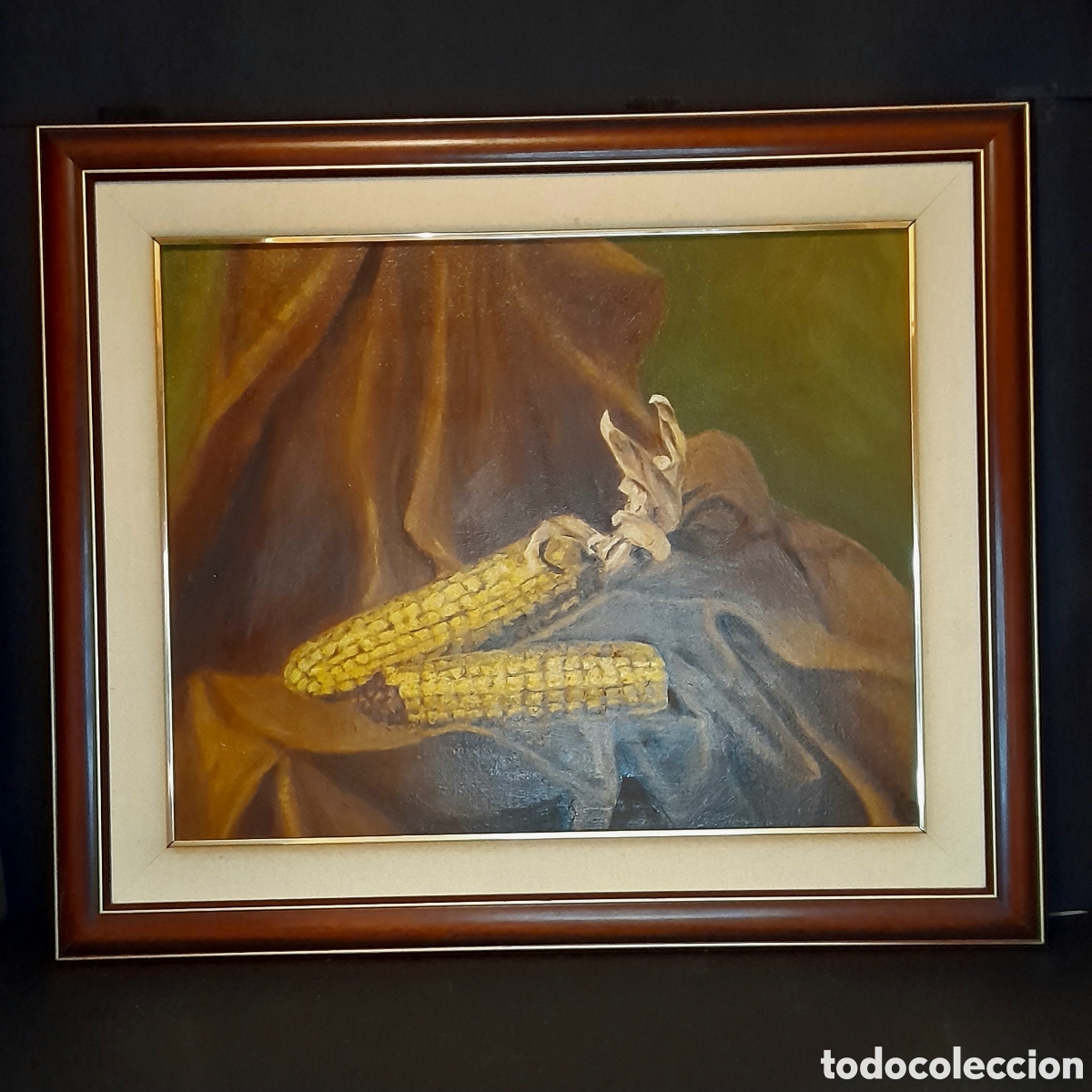 Vintage: Bodeg&oacute;n sobre tabla.
