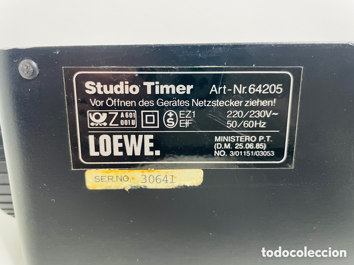 Vintage: Loewe Studio Timer Space Age Design - Foto 15