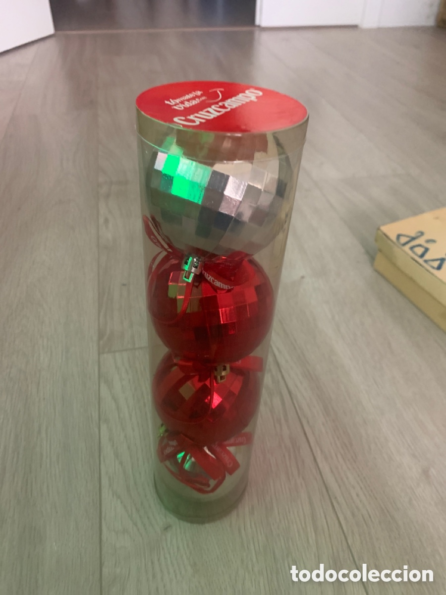 Vintage: Bolas de navidad cruzcampo - Foto 1