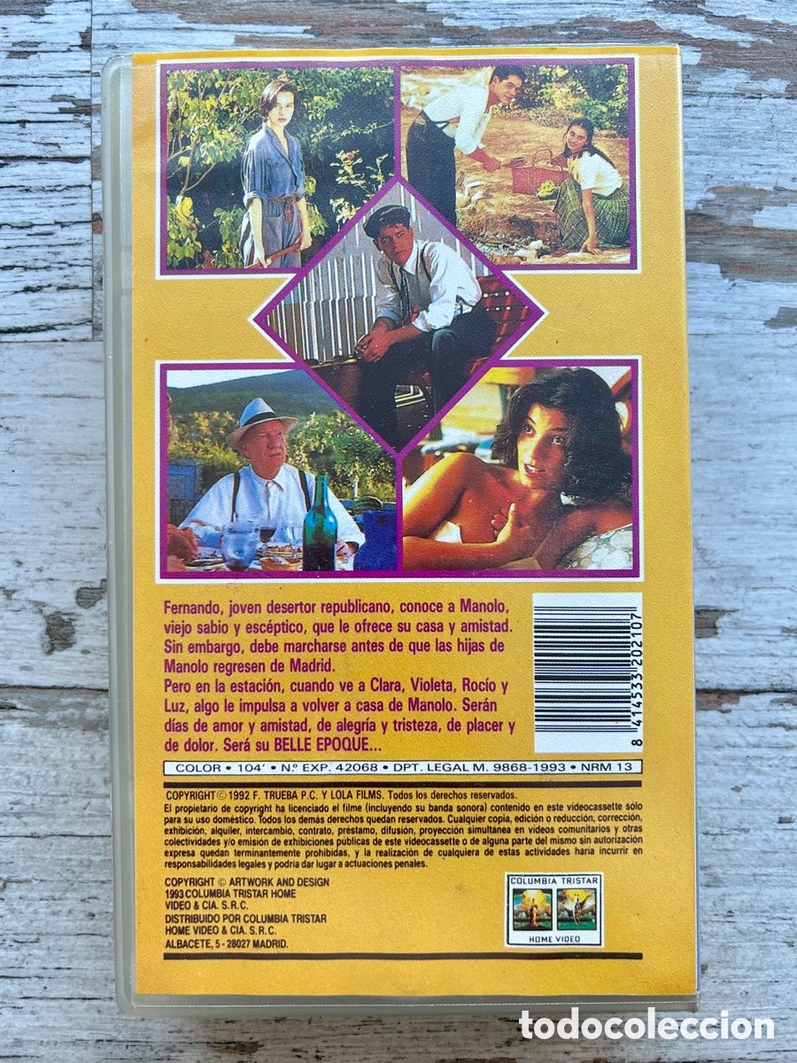 Vintage: VHS BELLE EPOQUE FERNANDO TRUEBA - Foto 2
