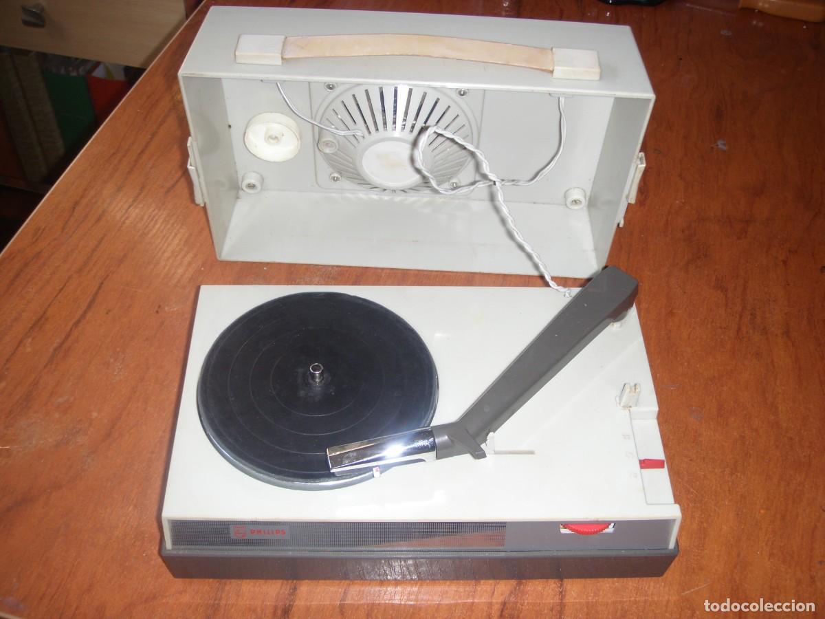 Vintage: TOCADISCOS PHILIPS ALL TRANSISTOR (FUNCIONA) - Foto 5