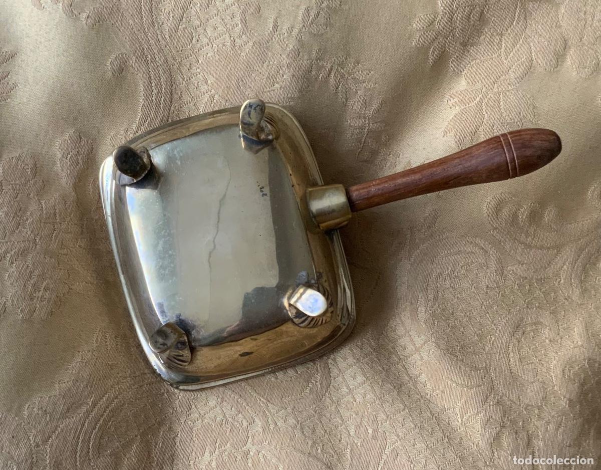 Vintage: ANTIGUO VACIA CENICEROS MANGO DE MADERA - Foto 8