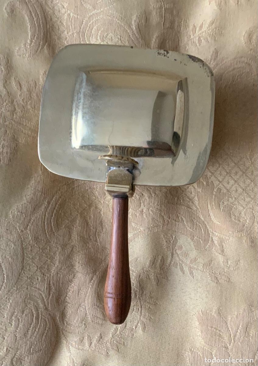 Vintage: ANTIGUO VACIA CENICEROS MANGO DE MADERA - Foto 9