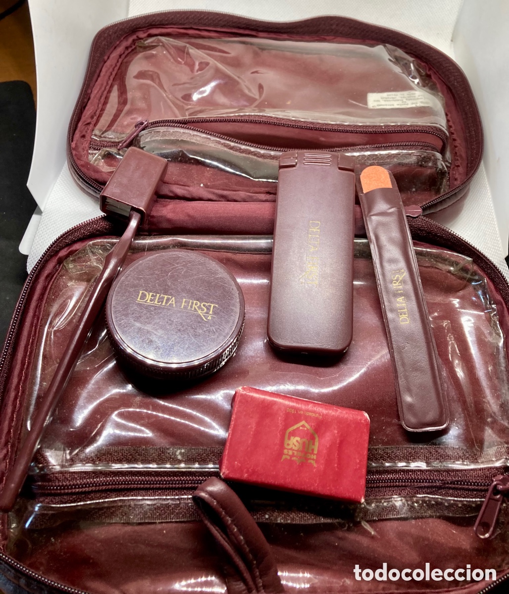 Vintage: NECESER DE L&Iacute;NEA A&Eacute;REA CON MUCHOS COMPLEMENTOS VINTAGE - Foto 2