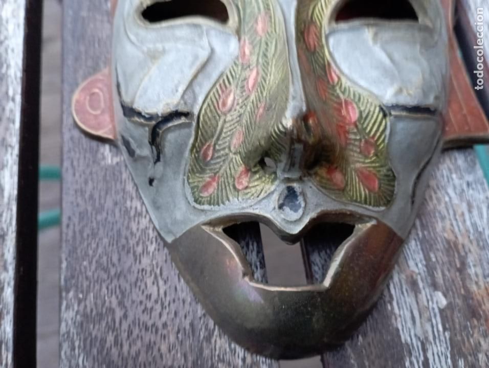 Vintage: MASCARA BRONCE CLOISONE. - Foto 2