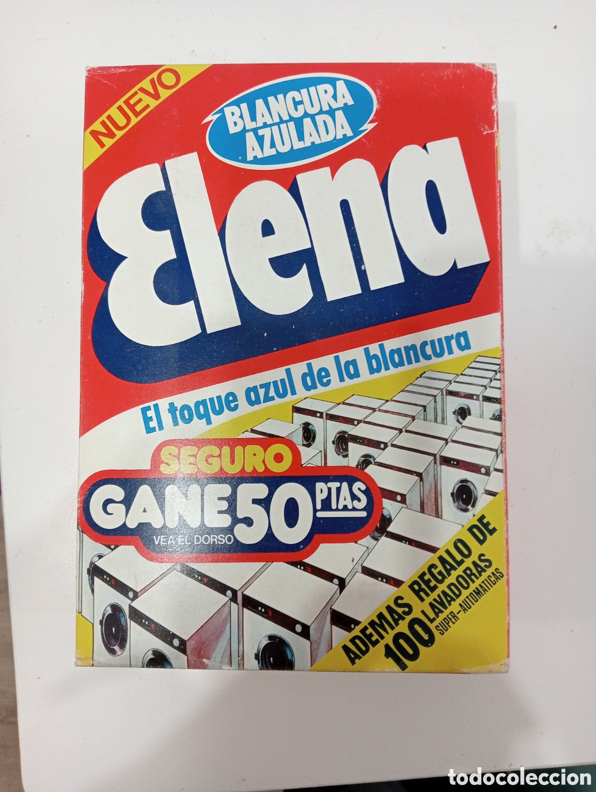 Vintage: Antiguo paquete de detergente Elena - Foto 1