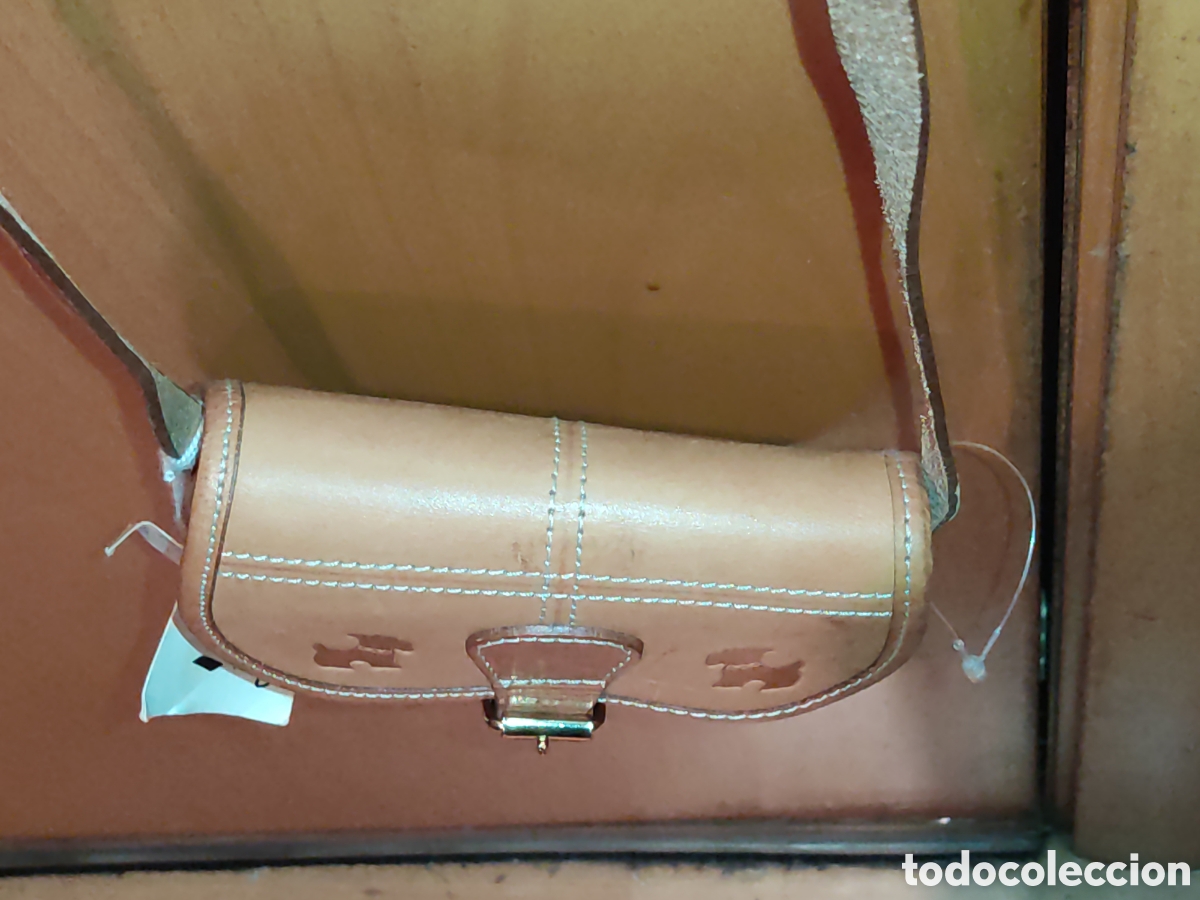 Vintage: Bolso,bolsito de piel curtida. - Foto 8