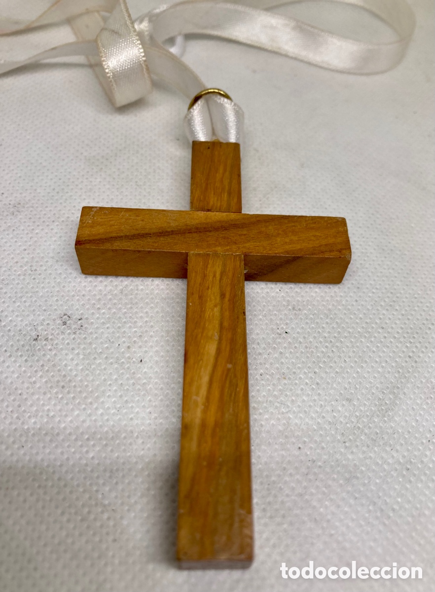 Vintage: CRUZ DE MADERA PRIMERA COMISI&Oacute;N - Foto 2