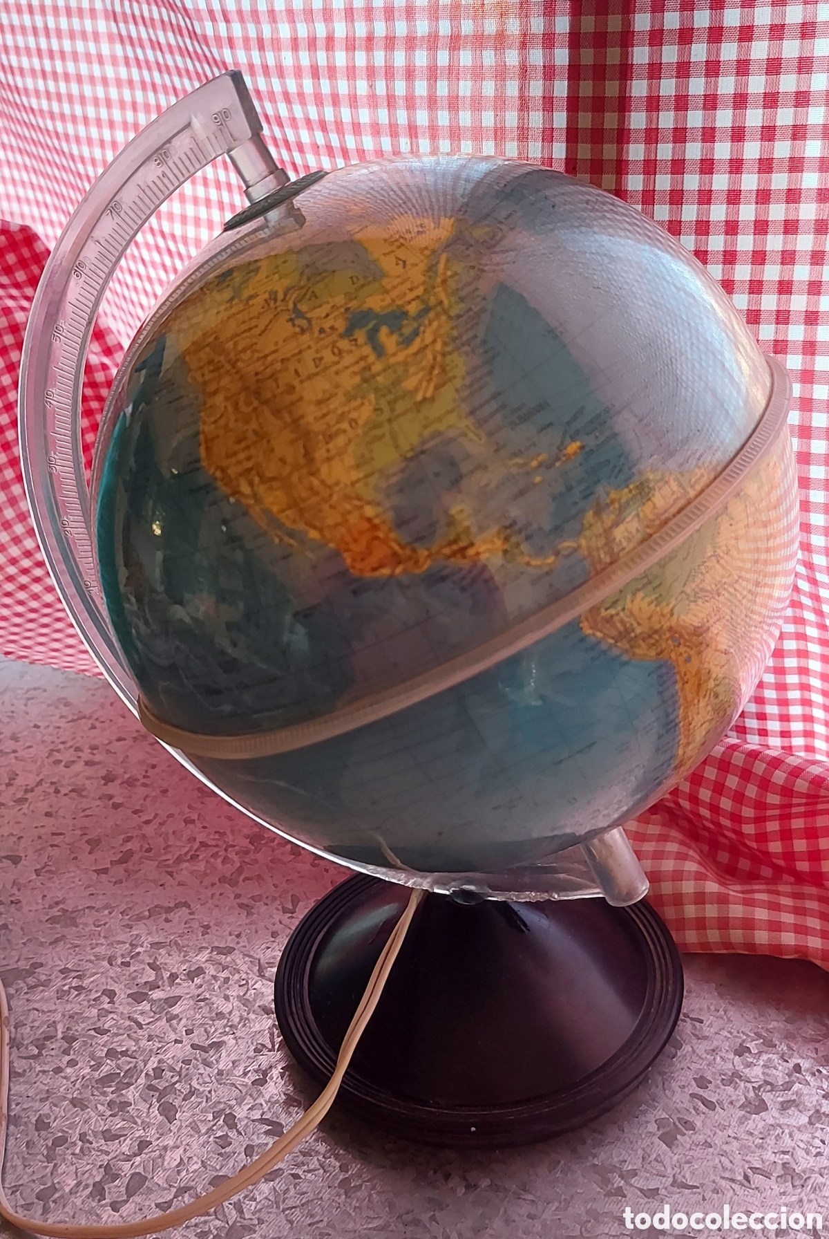 Vintage: Globo Terraqueo 18cm aprox. Con luz. - Foto 4