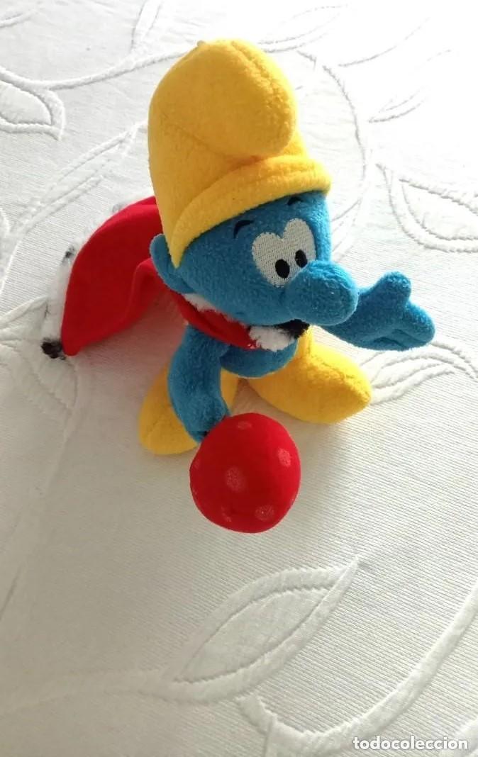 Vintage: Peluche Rey Pitufo, vintage de 1999