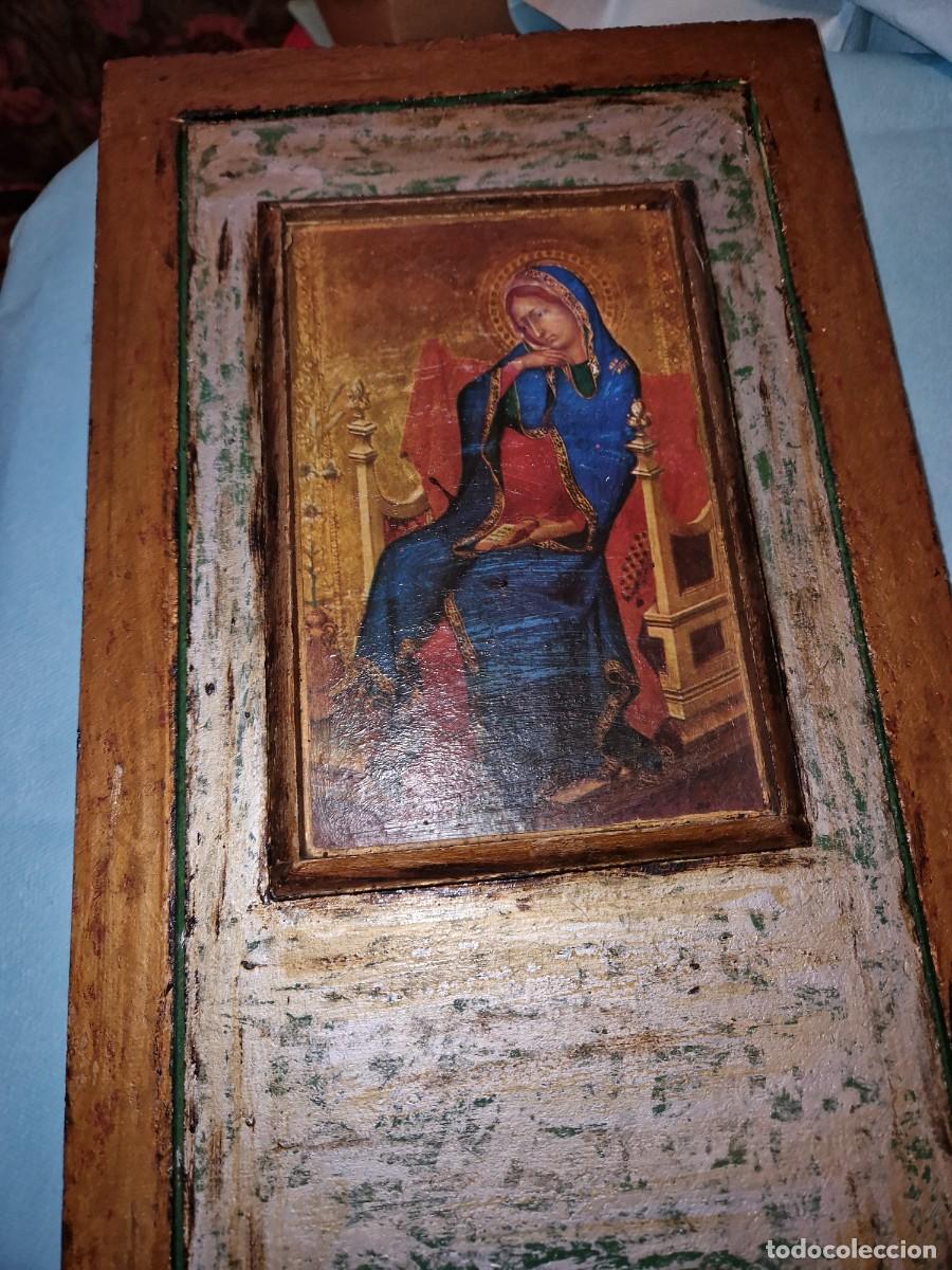Vintage: CUADRO CON IMAGENES RELIGIOSAS - Foto 2