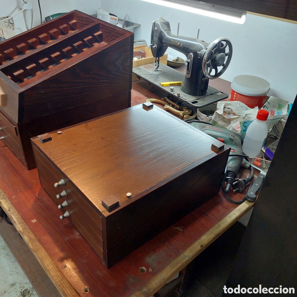 Vintage: Mueble espositor madera - Foto 4