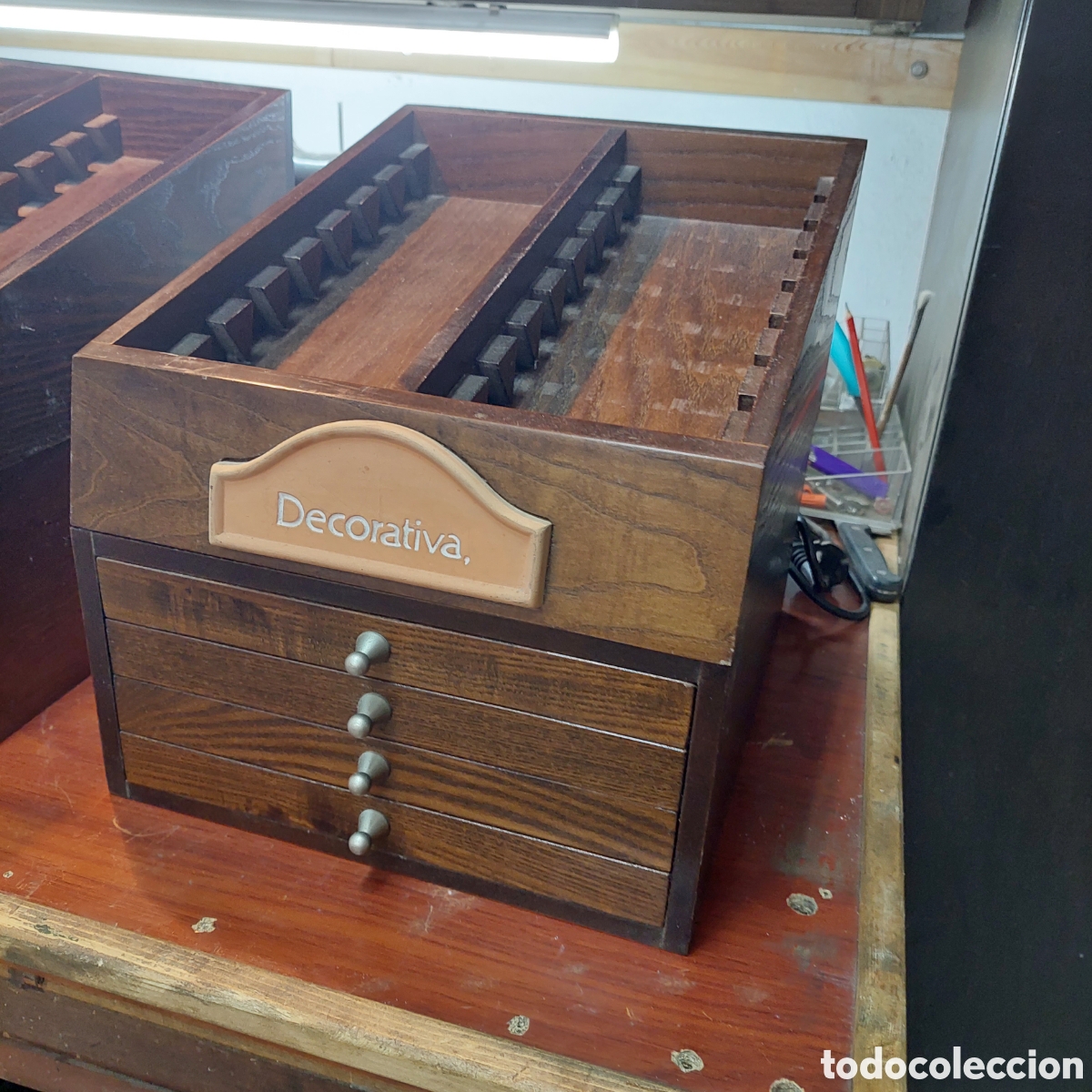 Vintage: Mueble espositor madera - Foto 9
