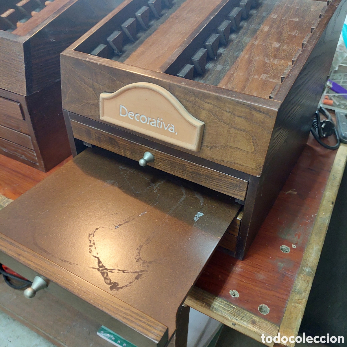 Vintage: Mueble espositor madera - Foto 11