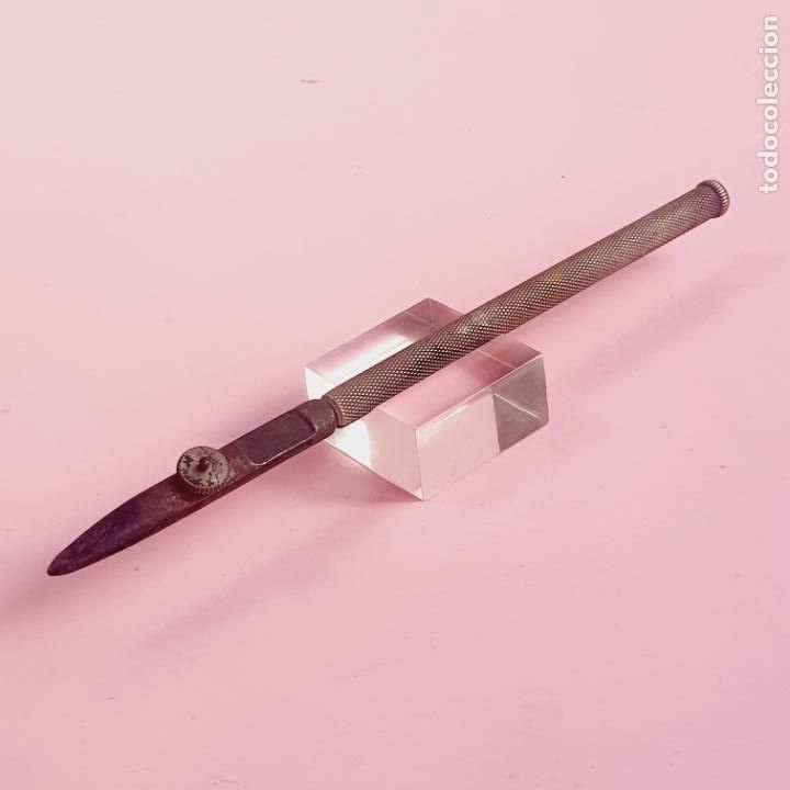 Vintage: TIRALINEAS-MANGO DE PLATA-CHASSING-VINTAGE - Foto 4