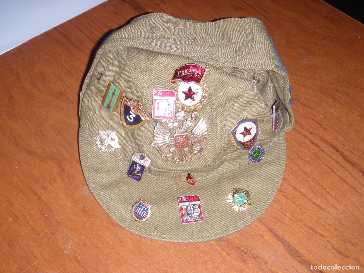 Vintage: GORRA EJERCITO RUSO CON MUCHOS PINES - Foto 2