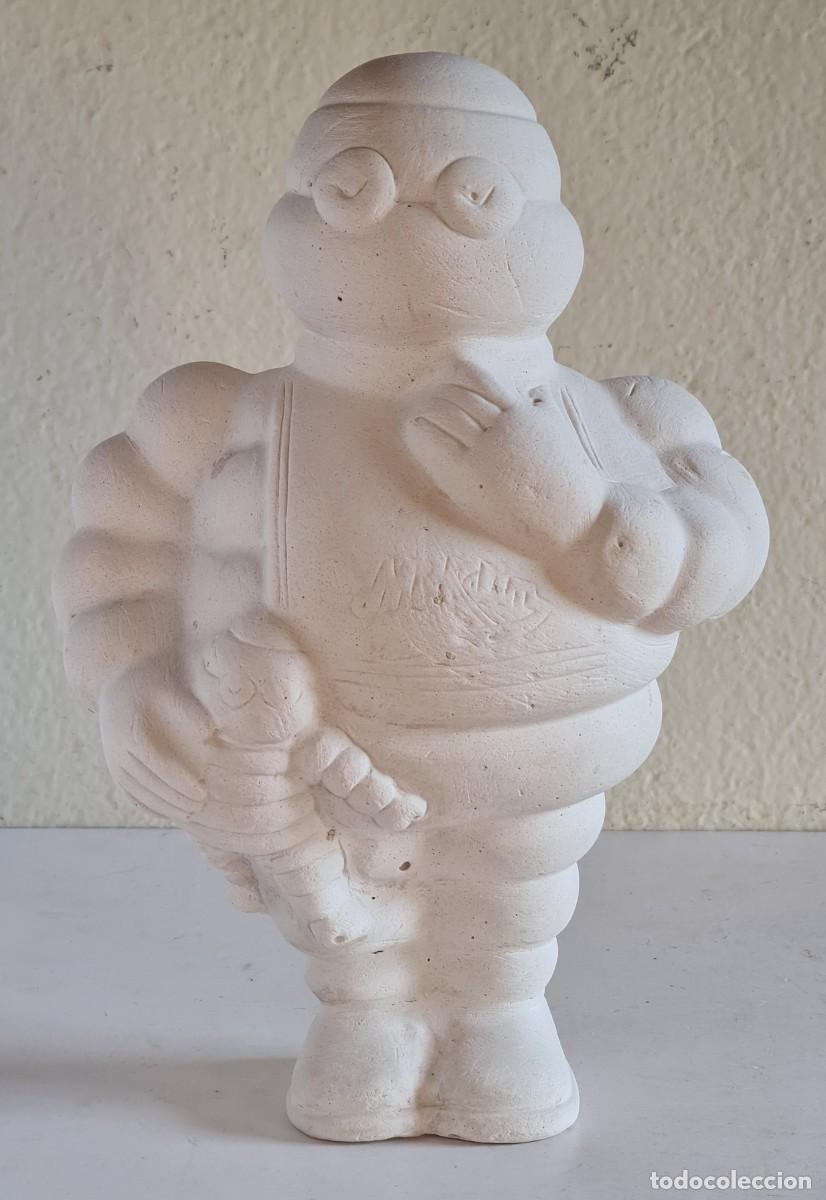 Vintage: Figura de Yeso Michelin - Bibendum - Decoraci&oacute;n Vintage Mascota